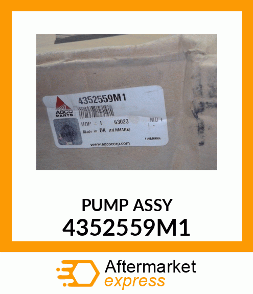 PUMP ASSY 4352559M1