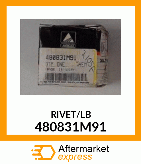 RIVET/LB 480831M91