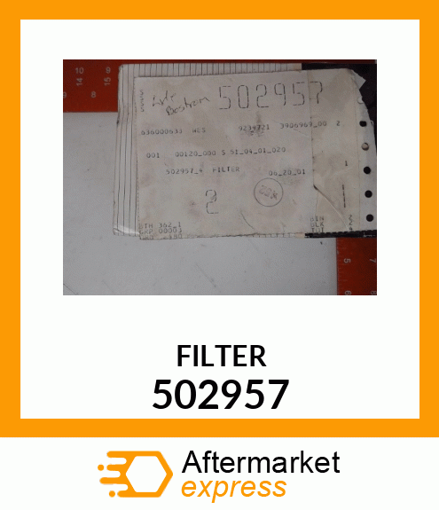 FILTER 502957