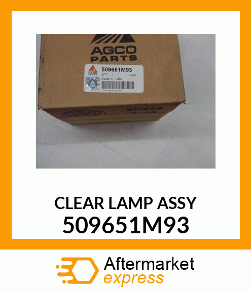 CLEAR LAMP ASSY 509651M93