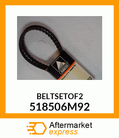 BELTSETOF2 518506M92