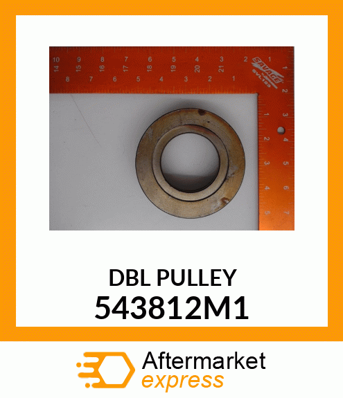 DBL PULLEY 543812M1