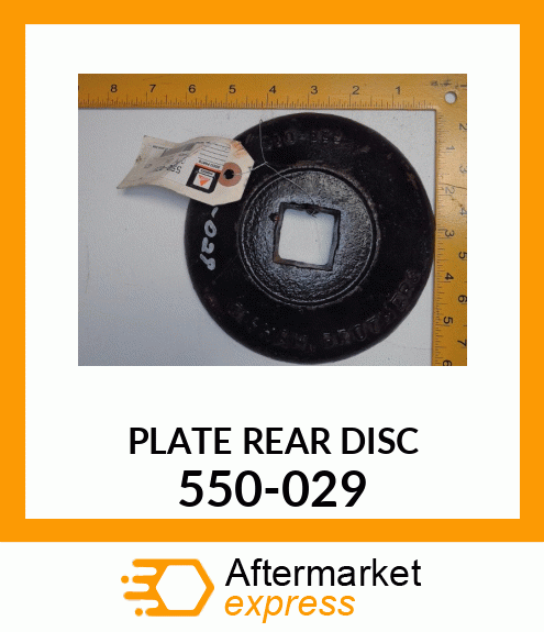 PLATE_REAR_DISC 550-029