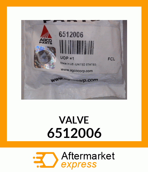 VALVE 6512006