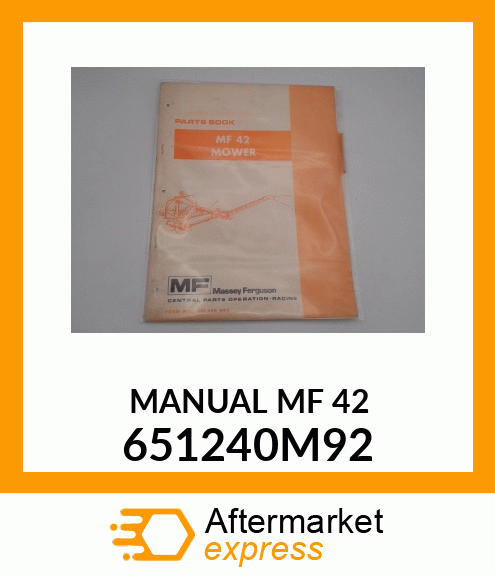 MANUAL MF 42 651240M92