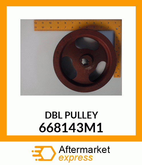 DBL PULLEY 668143M1