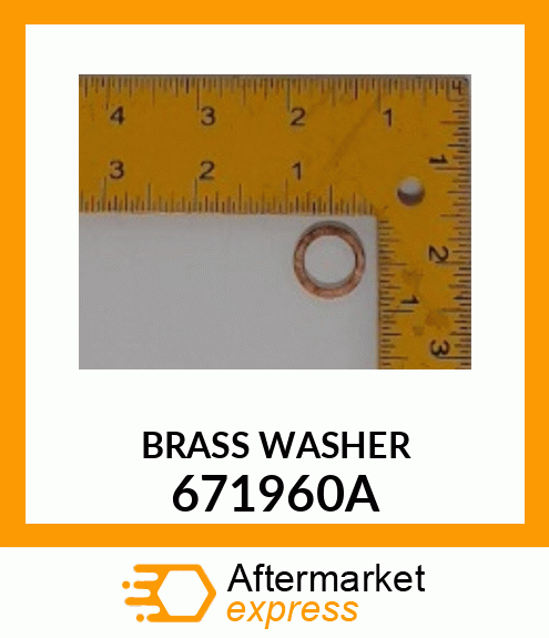 BRASS WASHER 671960A