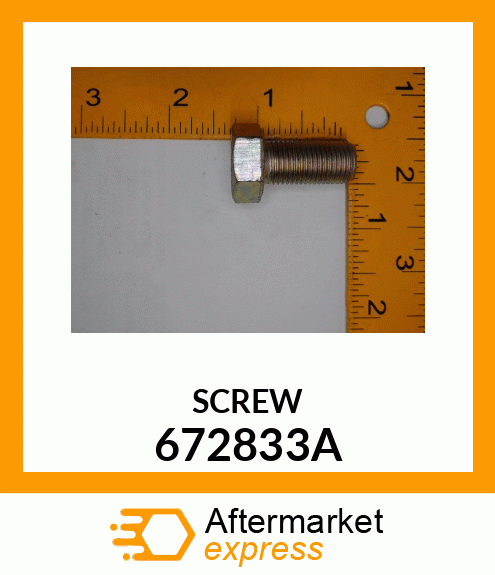 SCREW 672833A