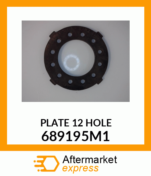 PLATE12HOLE 689195M1