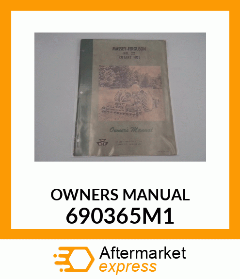 OWNERS MANUAL 690365M1