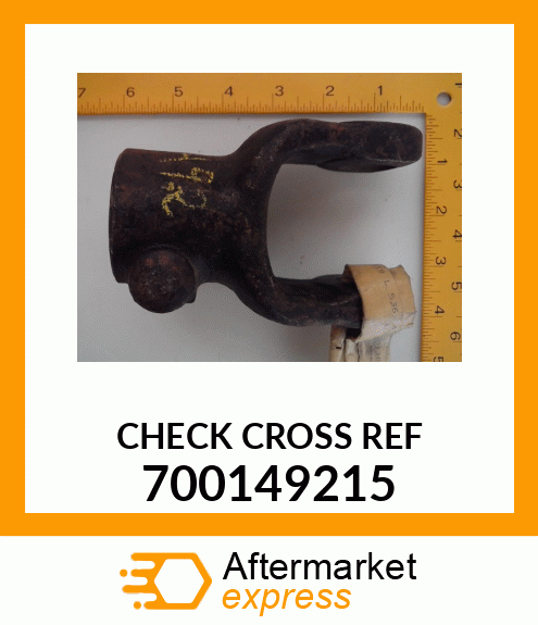 CHECK CROSS REF 700149215