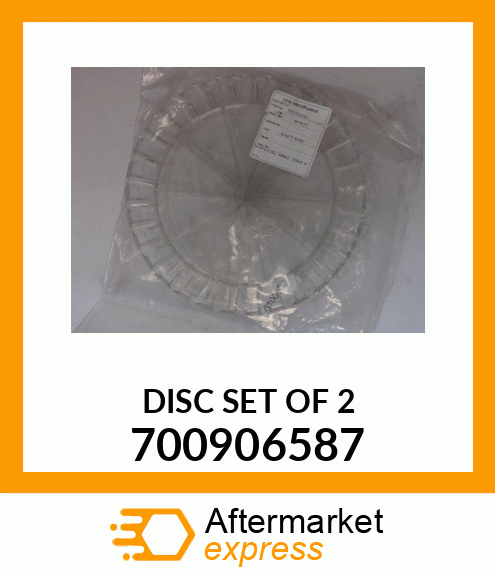 DISC SET OF 2 700906587