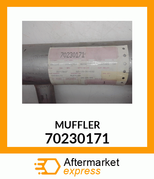 MUFFLER 70230171