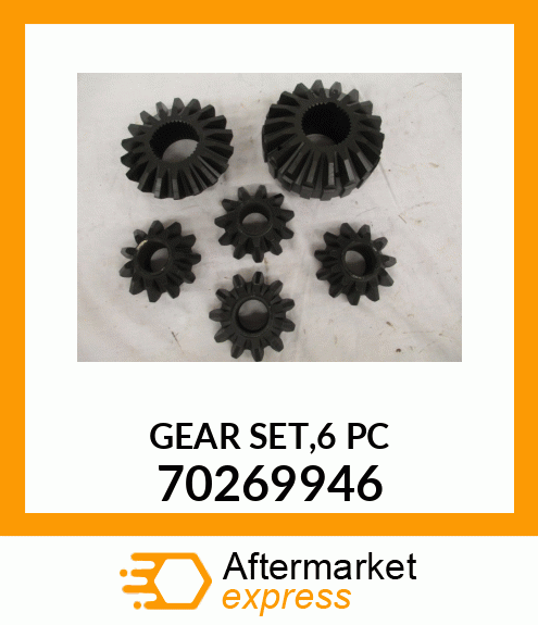 GEAR SET,6 PC 70269946