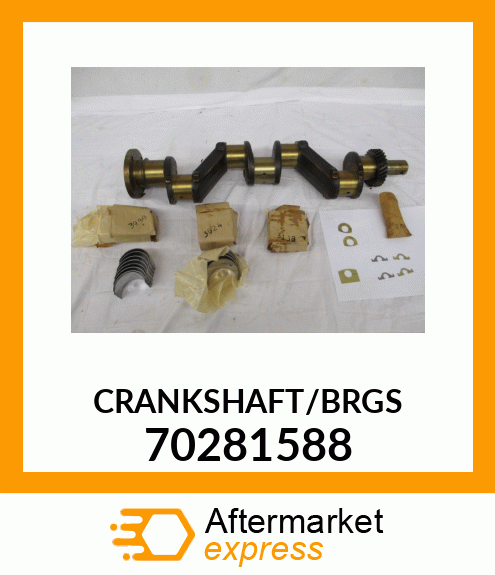 CRANKSHAFT/BRGS 70281588