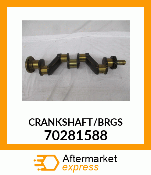 CRANKSHAFT/BRGS 70281588