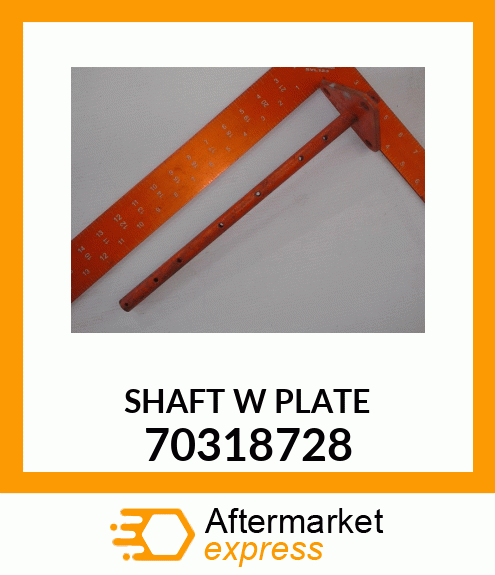 SHAFT W PLATE 70318728