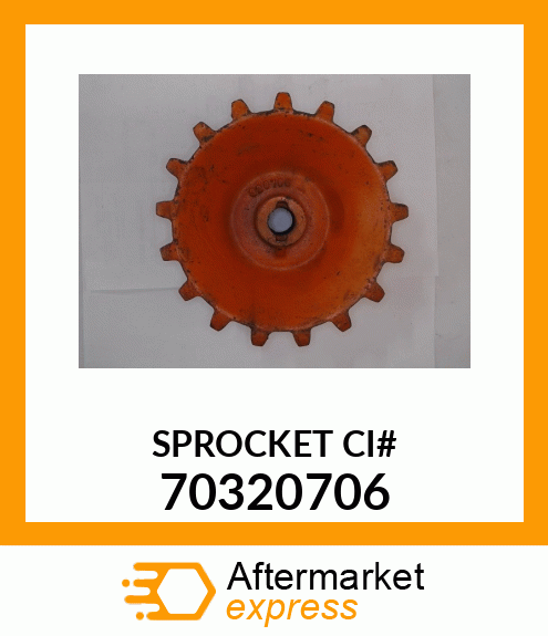 SPROCKET CI# 70320706