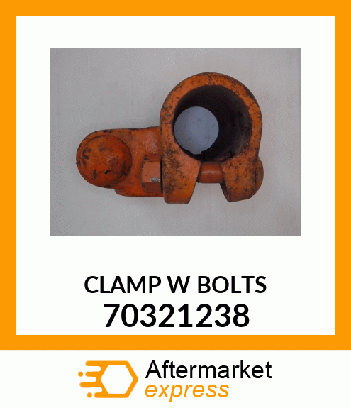 CLAMP W BOLTS 70321238