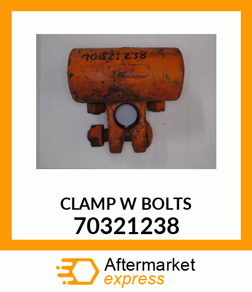 CLAMP W BOLTS 70321238