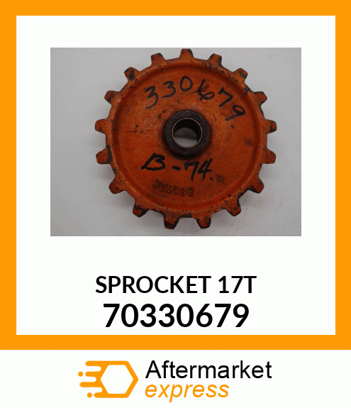 SPROCKET 17T 70330679