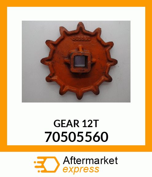 GEAR 12T 70505560