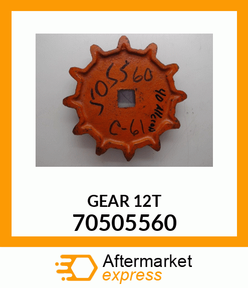 GEAR 12T 70505560