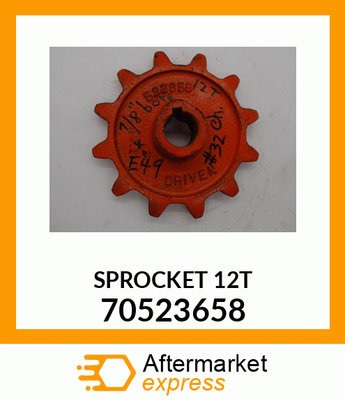 SPROCKET 70523658