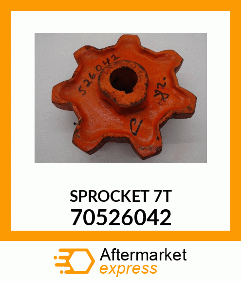 SPROCKET_7T 70526042