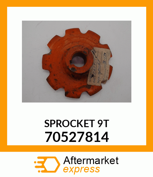 SPROCKET 9T 70527814