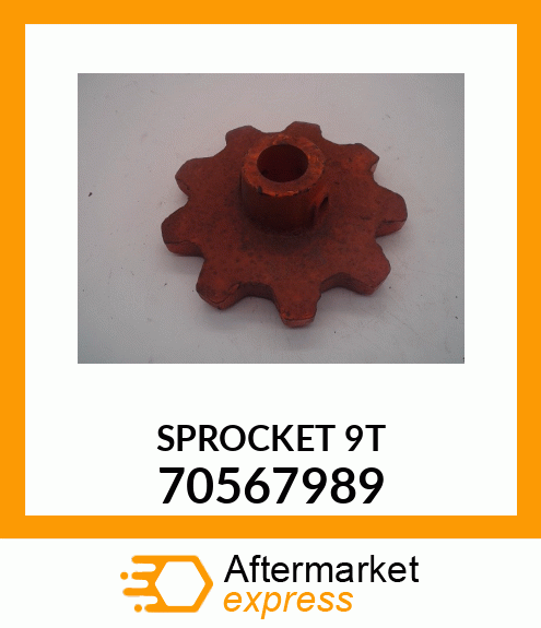 SPROCKET 9T 70567989