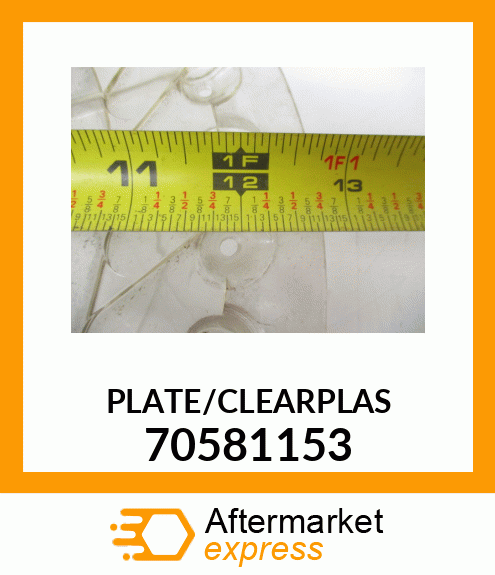 PLATE/CLEARPLAS 70581153