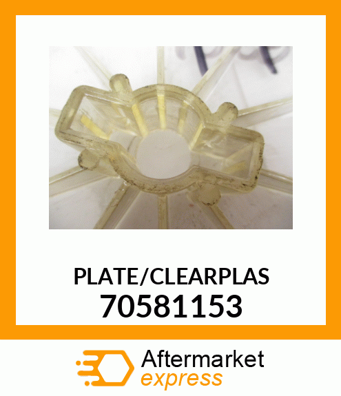 PLATE/CLEARPLAS 70581153