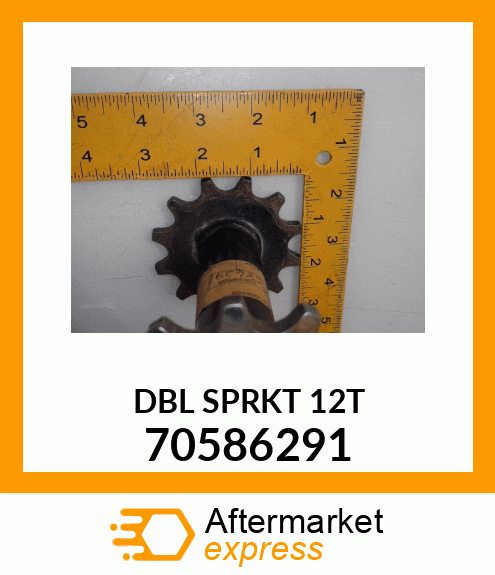 DBL SPRKT 12T 70586291