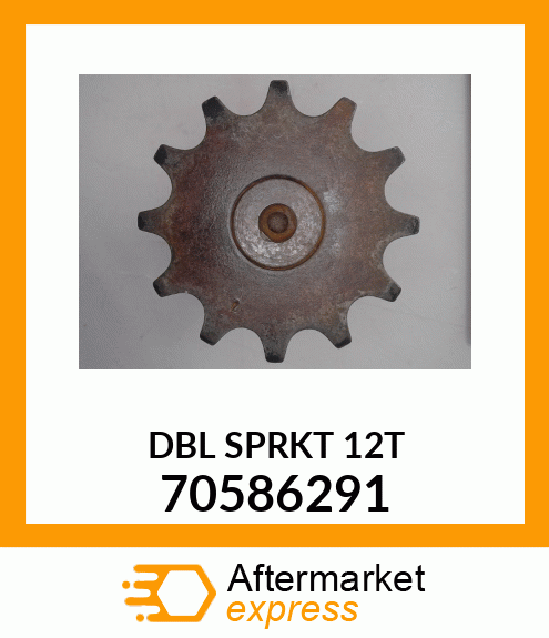 DBL SPRKT 12T 70586291