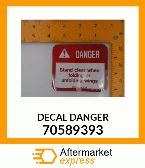 DECAL DANGER 70589393