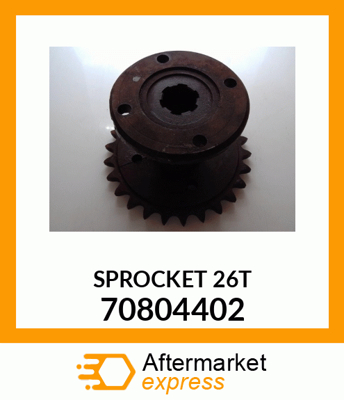 SPROCKET 26T 70804402