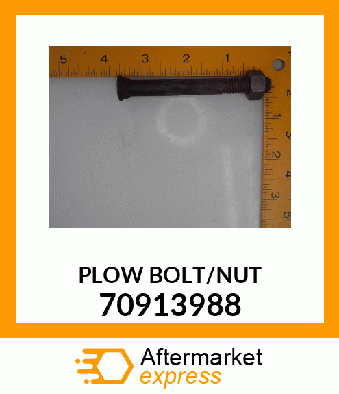 PLOW BOLT/NUT 70913988