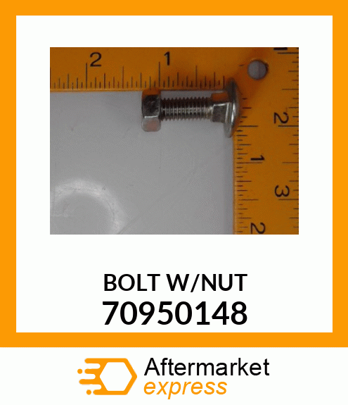 BOLT W/NUT 70950148