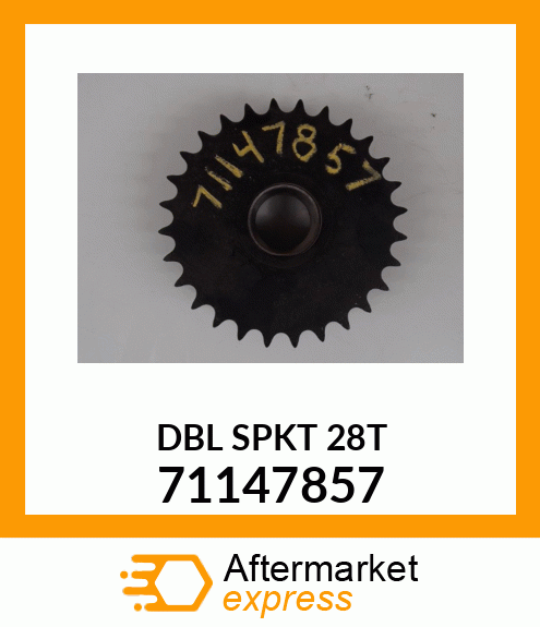 DBL SPKT 28T 71147857