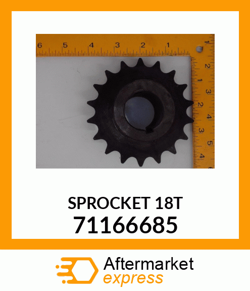 SPROCKET18T 71166685