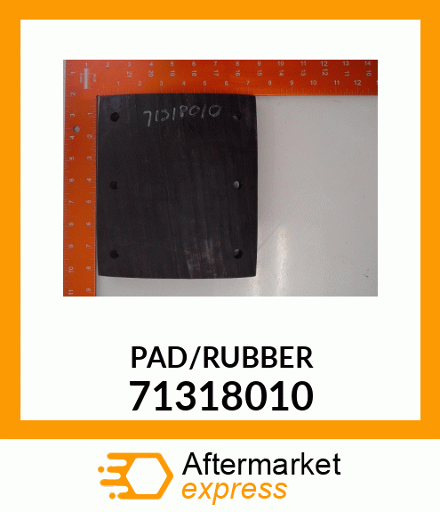 PAD/RUBBER 71318010