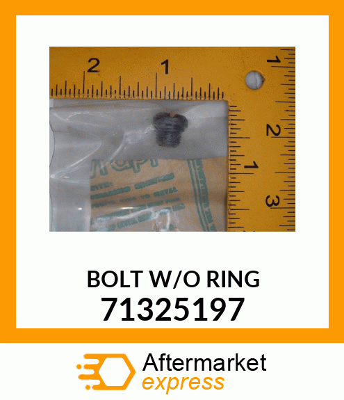 BOLT W/O RING 71325197