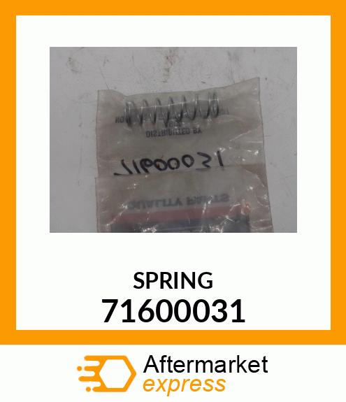 SPRING 71600031