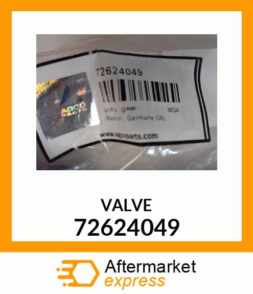 VALVE 72624049