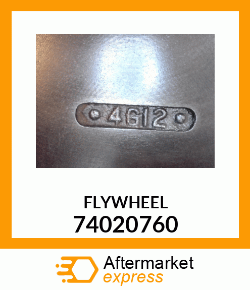 FLYWHEEL 74020760