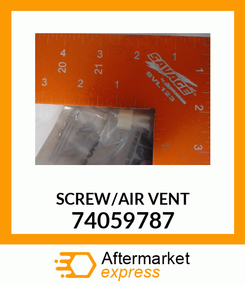 SCREW/AIR VENT 74059787