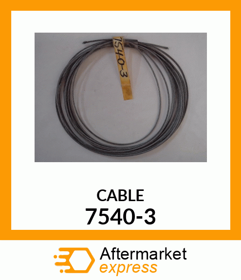 CABLE 7540-3