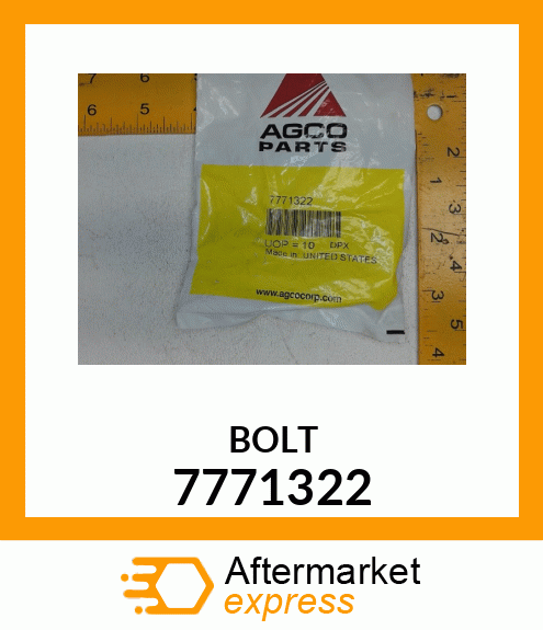 BOLT 7771322