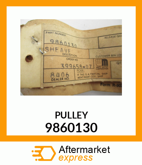 PULLEY 9860130